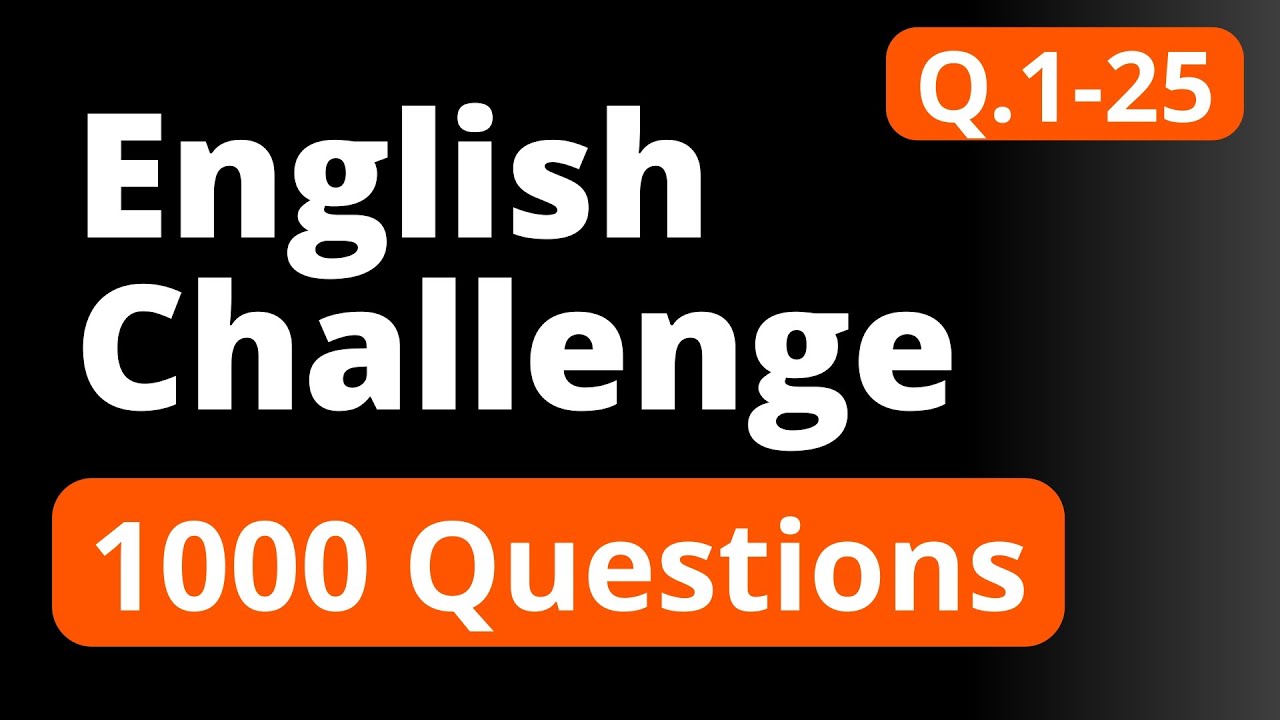 【英会話】１０００問チャレンジ　問題１－２５