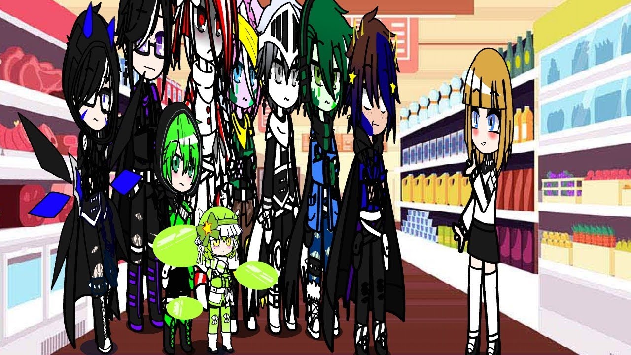 Monster school meet a Karen ll Monster school gacha ll Glowing World