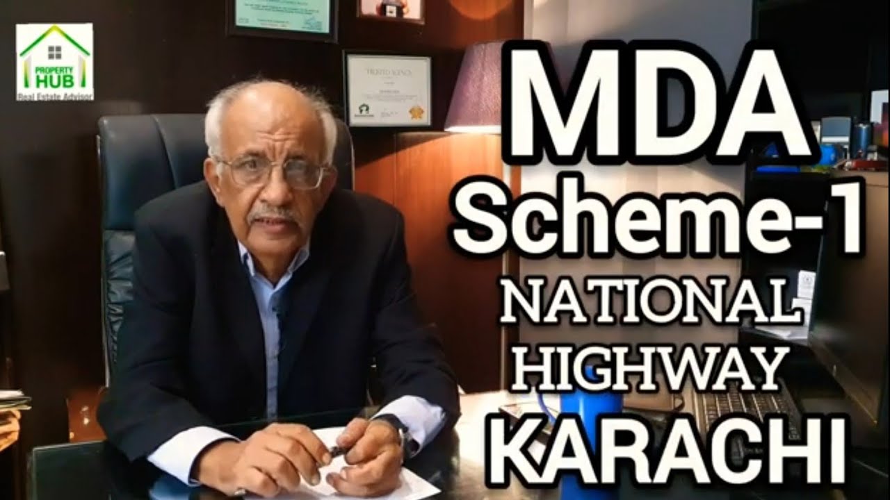 Malir Development Authority MDA Scheme-1|| National Highway Karachi || location Map