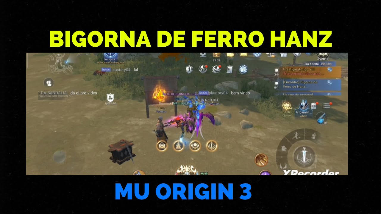 BIGORNA DE FERRO HANZ   MU ORIGIN 3