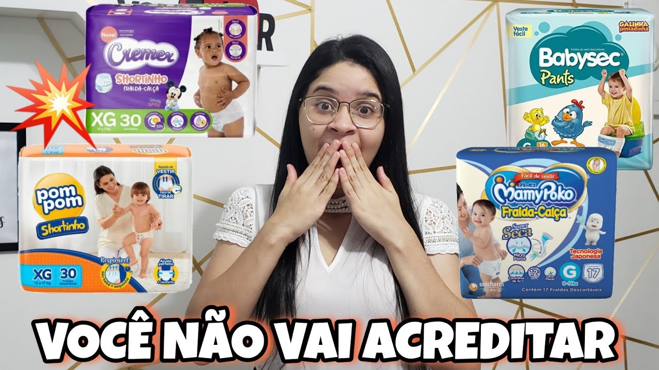 BATALHA DE FRALDA PANTS - A MAIS CARA É MESMO A MELHOR??