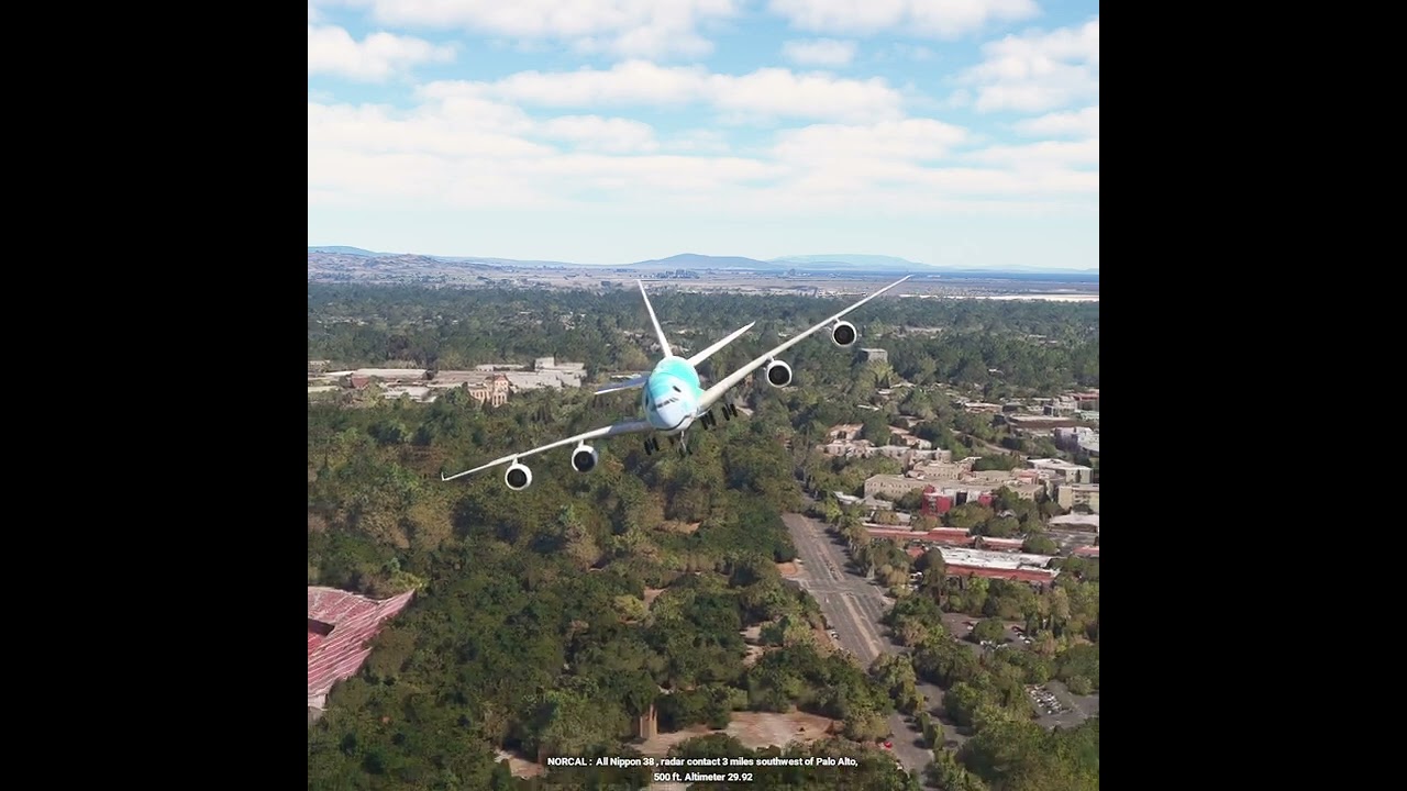 Impossible Landing!!! Amazing View before the Plane Landing eps.585