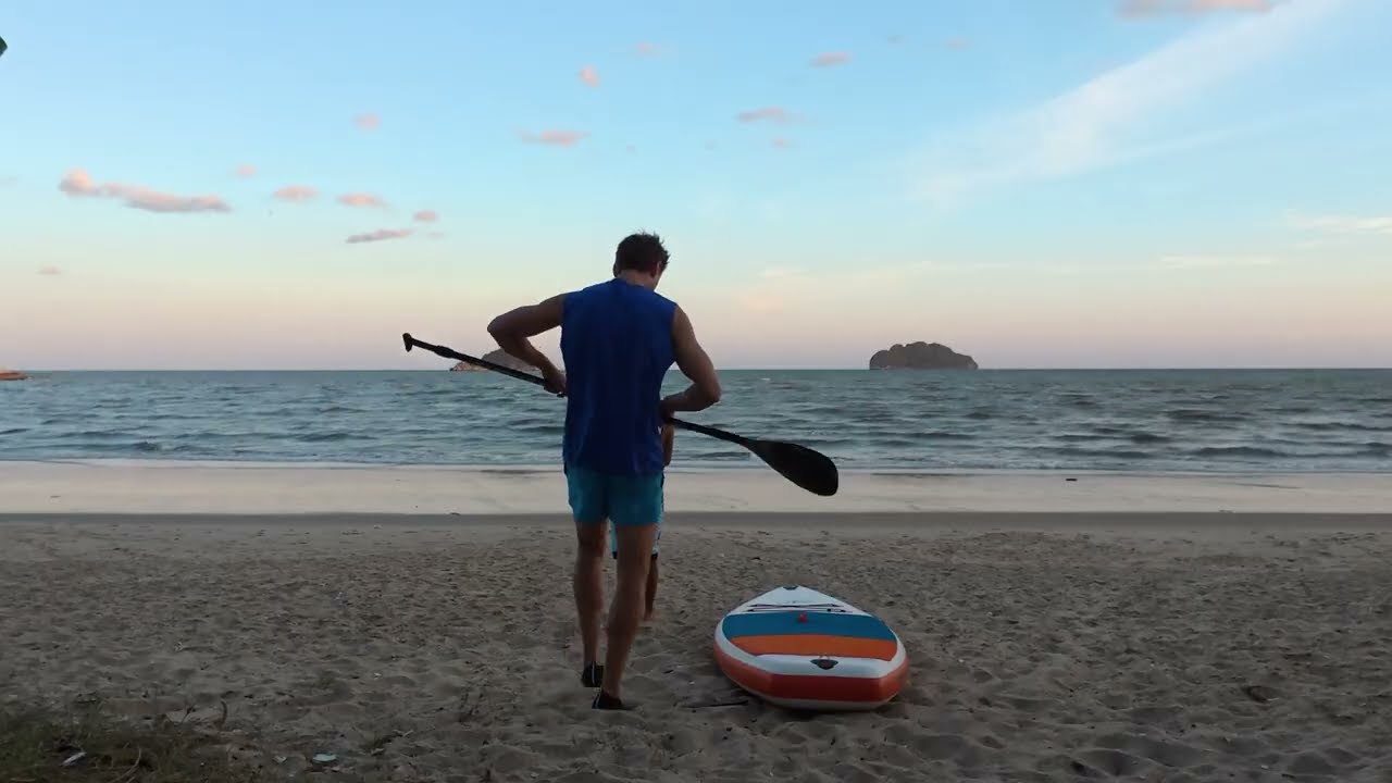 GO SURF IN THAILAND Beautiful Relaxing Beach Scene Traveling Thailand Nature Sounds Waves