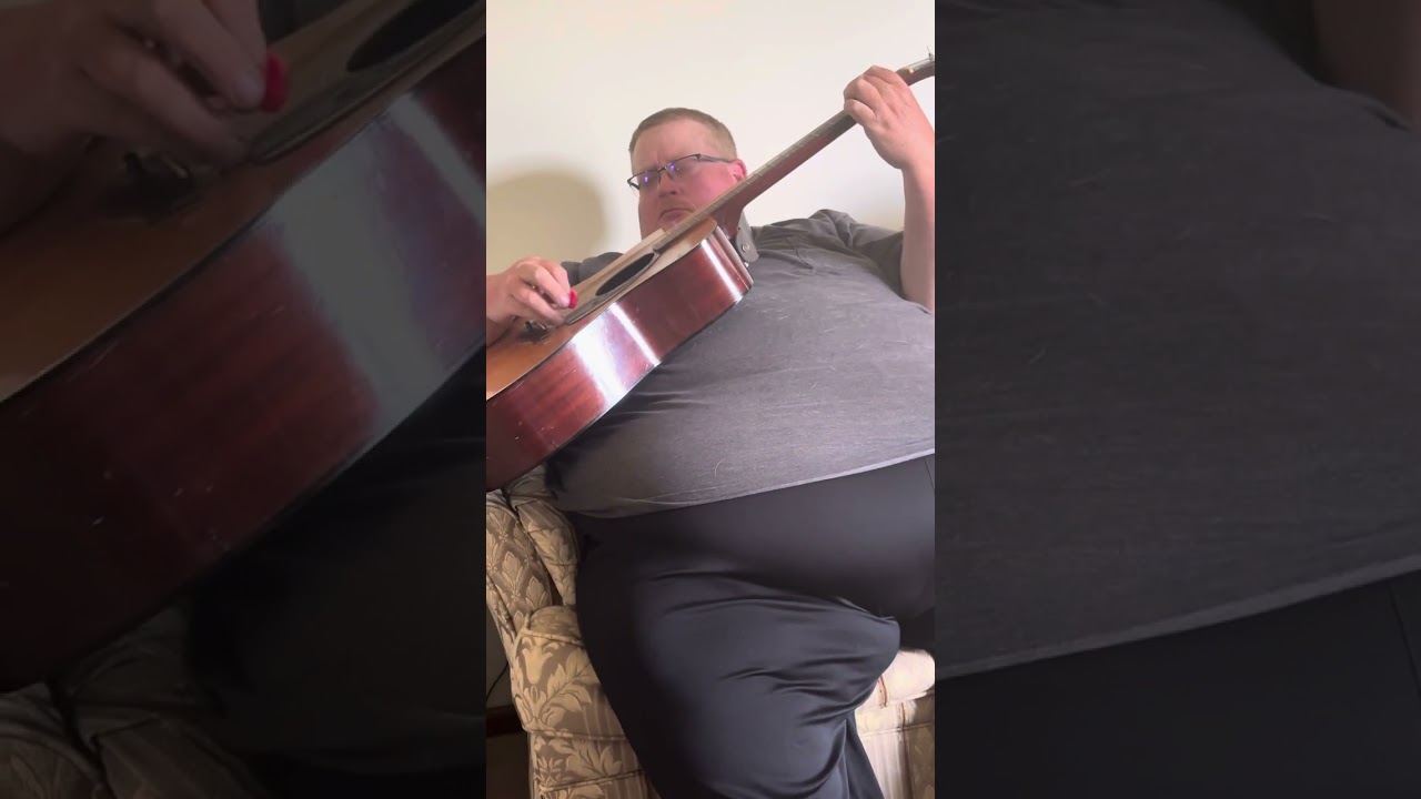 Cliff on fiddle; Jarrod on guitar- How Great Thou Art