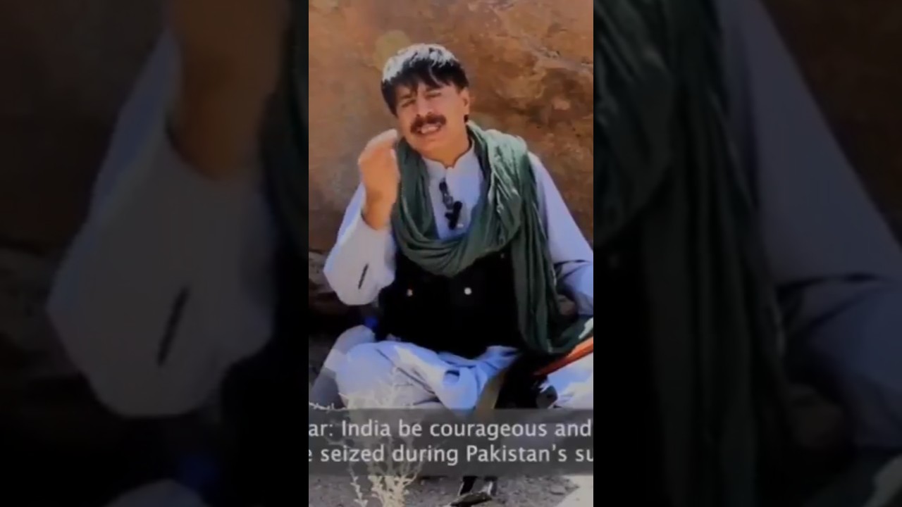 Baloch Liberation Front chief Allah Nazar addresses #India. #blf #baloch #balochistan #pakistan