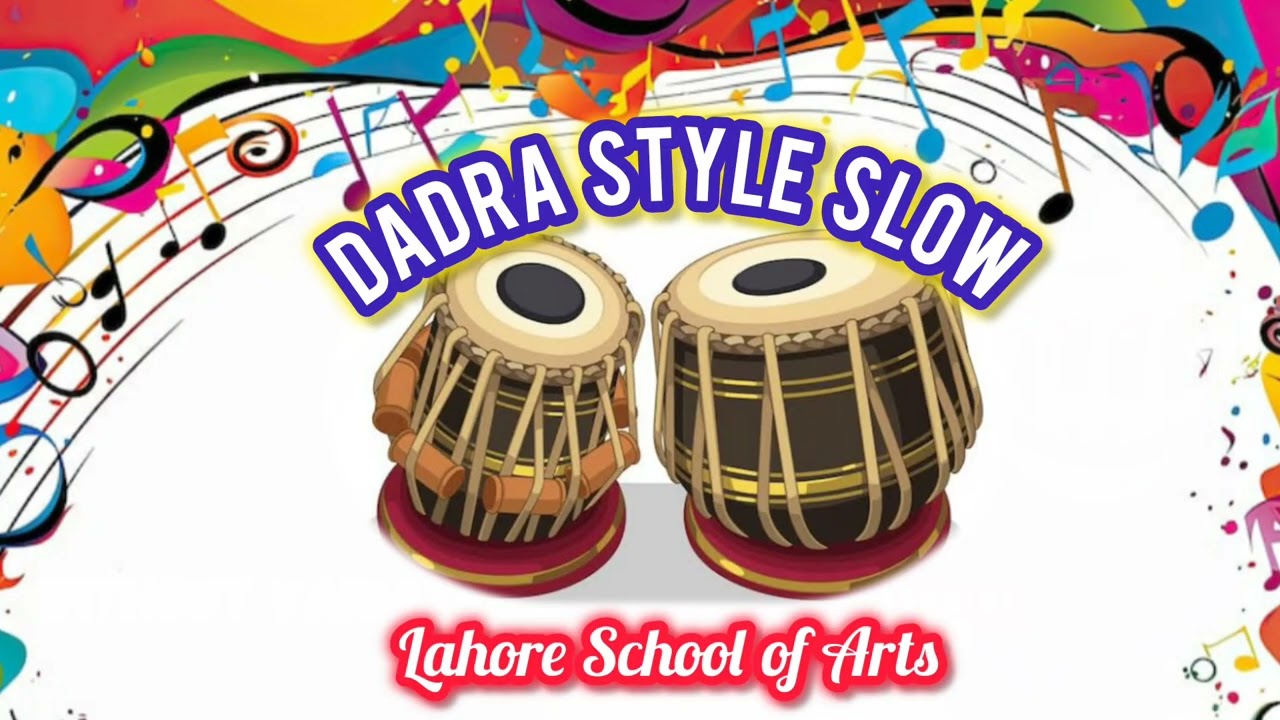 Drive & Walk with Rhythm Practice Lesson Dadra Taal Slow Tempo for Learning Lahore School of Arts