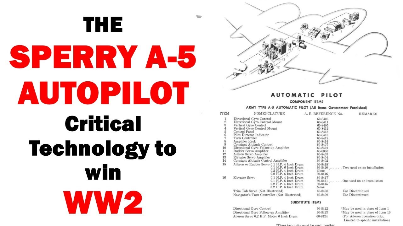 Автопилот Sperry A-5 | Успешный технологический прорыв