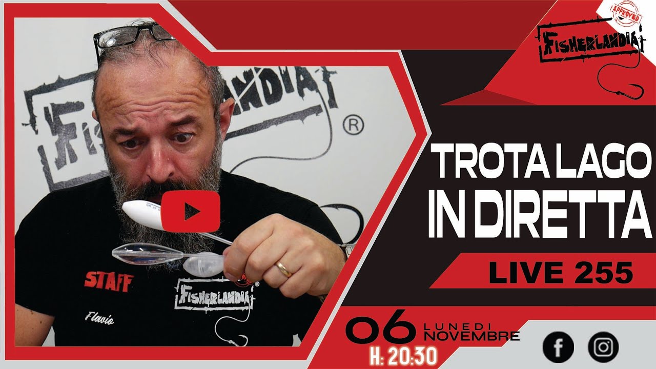 PESCA TROTA LAGO     - LIVE 255  BY FISHERLANDIA