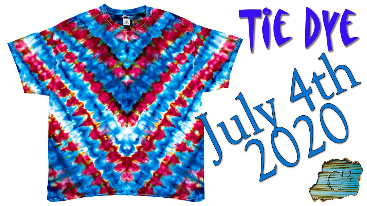 Tie Dye:  July 4th  [Ice Dye]