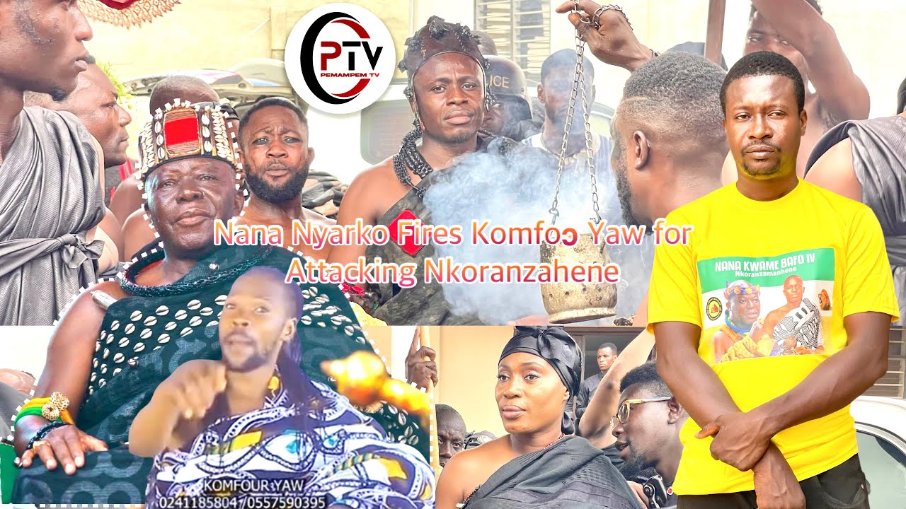 Nkoranzahene Kyeame Strike Back at Komfoɔ Yaw for Attacking Nana Nana Kwame Baffoe IV on Tom Kramo
