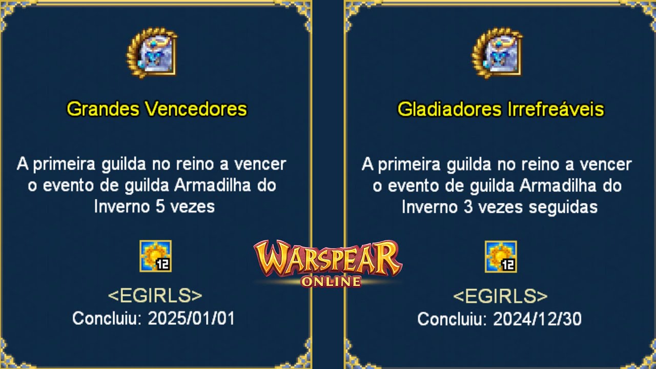 QUEM MANDA NO SERVIDOR BR-TOURMALINE. - Warspear Online