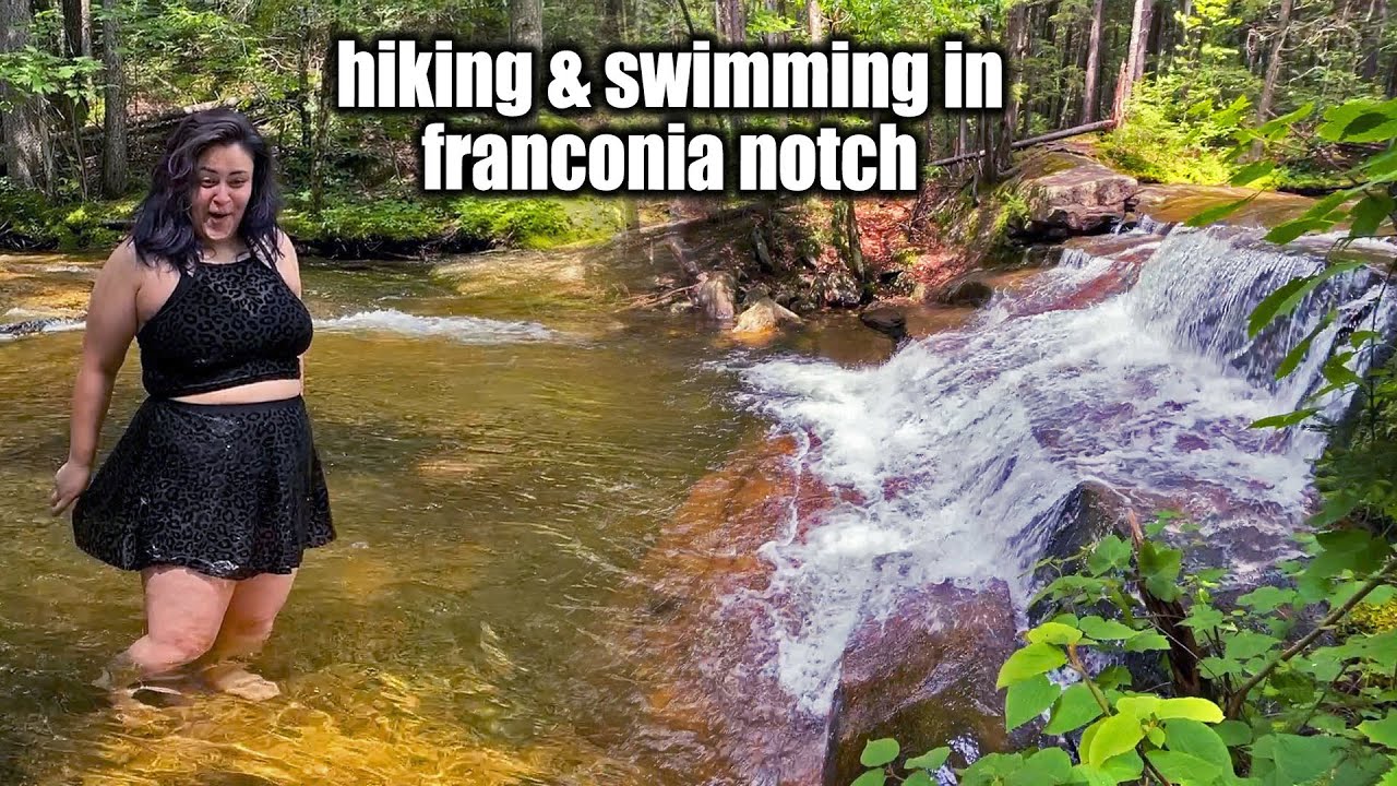 Going Up North to FRANCONIA NOTCH & SWIMMING IN A WATER FALL!