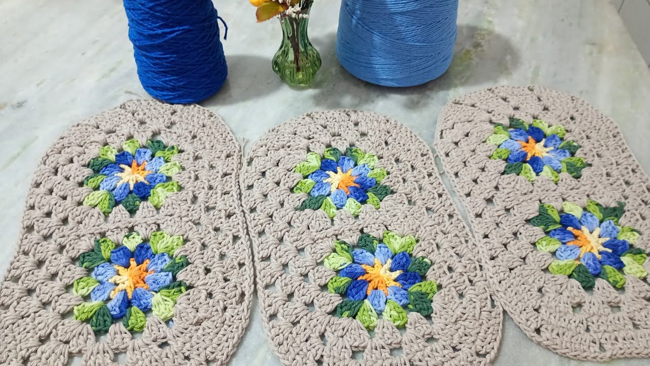 Trio de tapete por 100! Estou lucrando muito....fiz muito RÁPIDO ⏩ você gosta de 💙🫂?