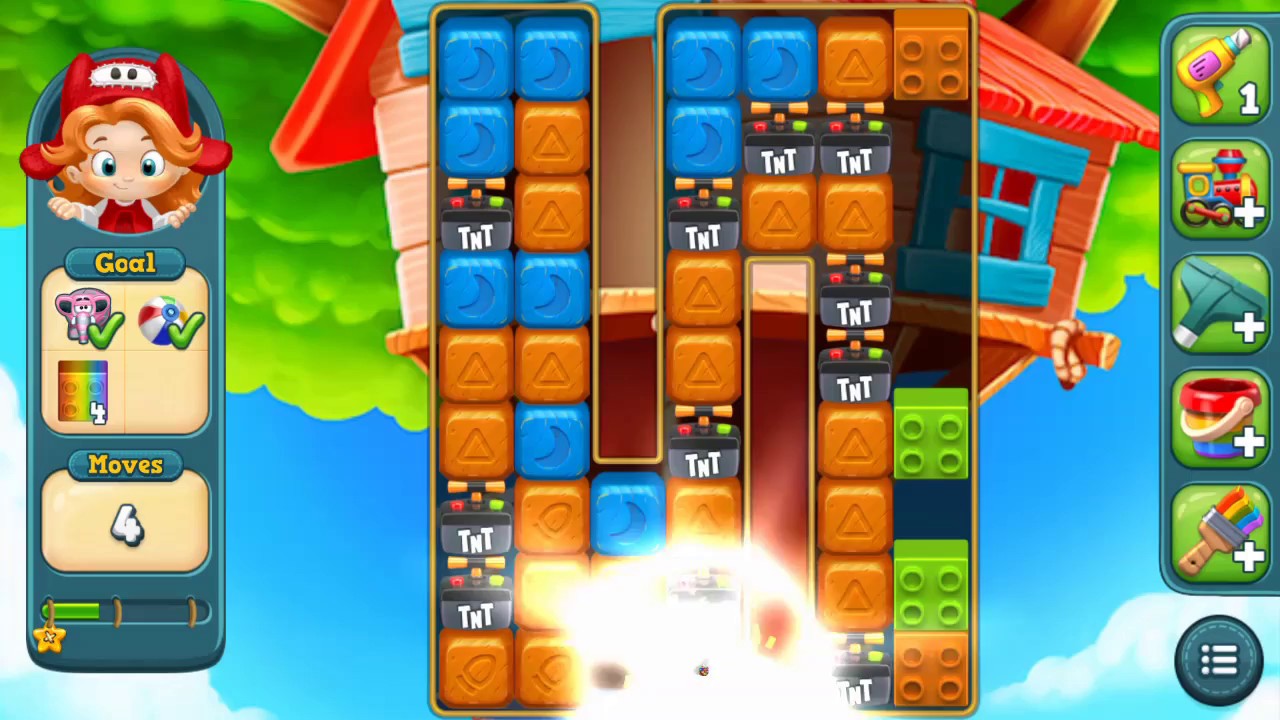 Toy Blast Level 1 in FULL HD 4K