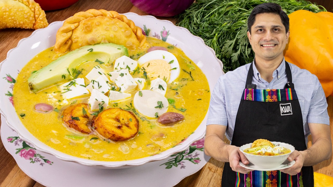Fanesca de queso CREMOSA 😍 La fanesca perfecta si no te gusta el bacalao | KWA
