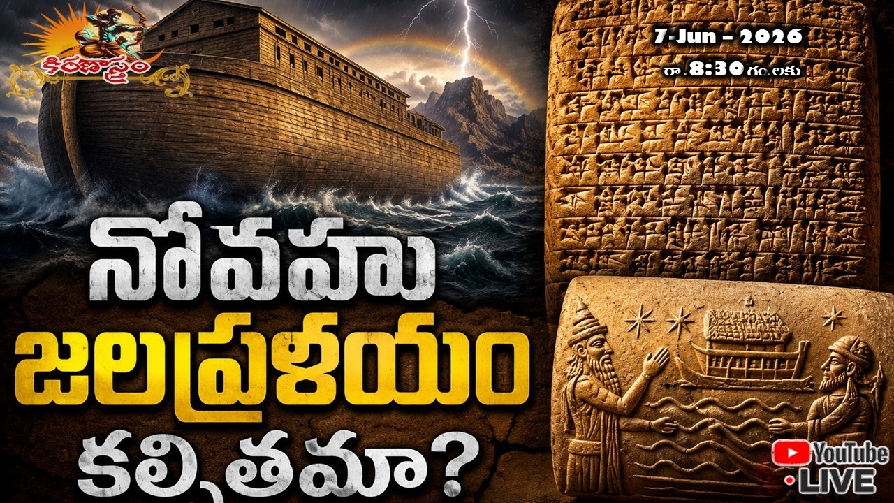 బైబిల్ లో చెప్పబడిన నోవహు జల ప్రళయం - నిజమా అబద్ధమా