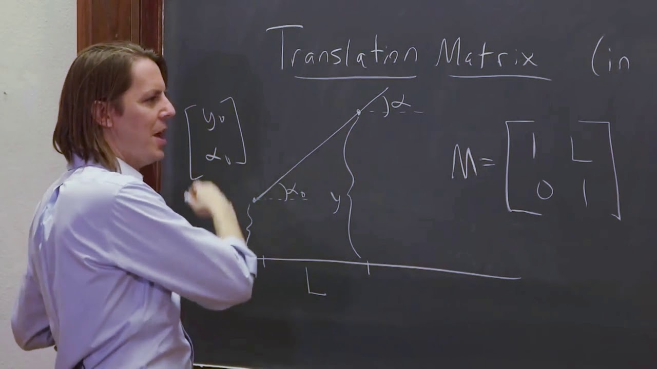 PHYS 201 | Matrix Methods 2 - The Translation Matrix