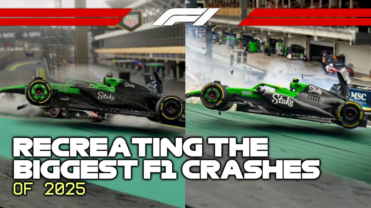 Recreating the Biggest F1 Crashes of 2025