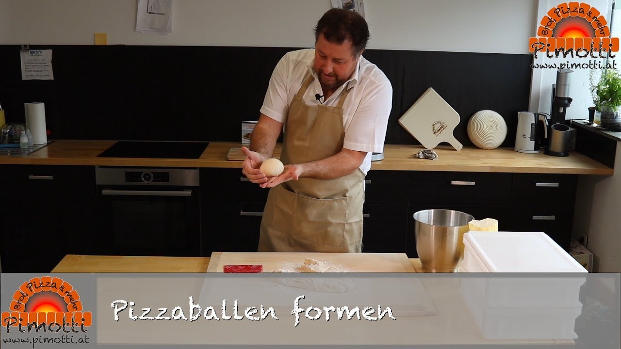 Pizzateig Teil2: Pizzaballen formen