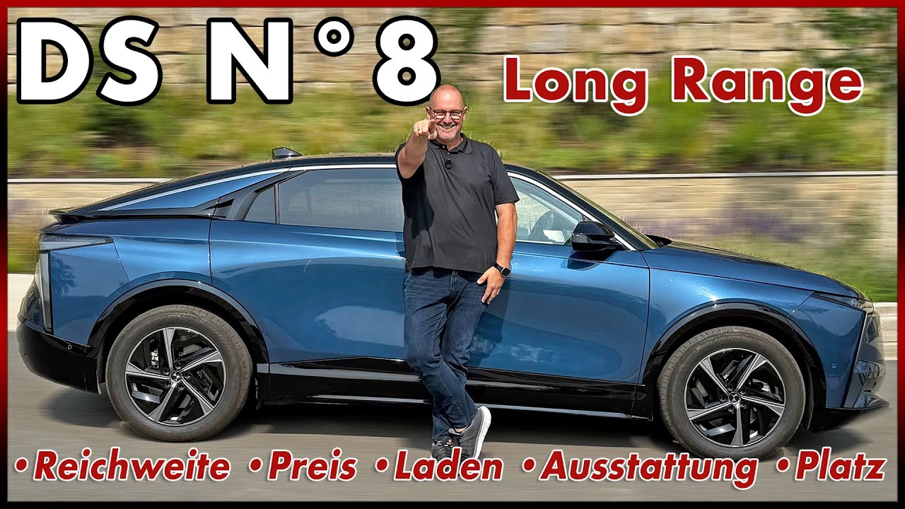 DS N°8 FWD Long Range - Probefahrt im stylischen Elektro SUV Coupé | Test Review Deutsch 2025