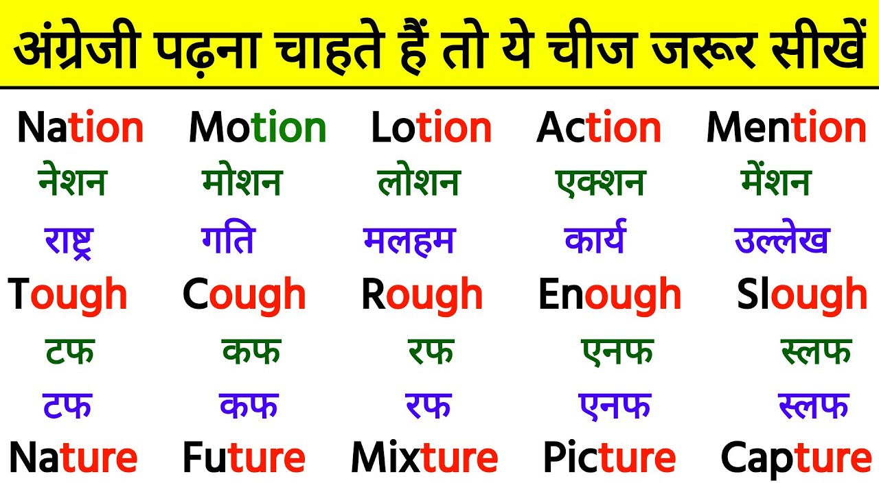 अंग्रेजी पढ़ना है तो ये चीज जरूर सीखे | How to read english | Angreji padhna kaise sikhe