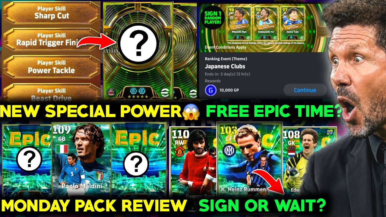Don't miss this 😱🔥 | Free Epic reward? | Monday pack review | Sign or wait? | eFootball