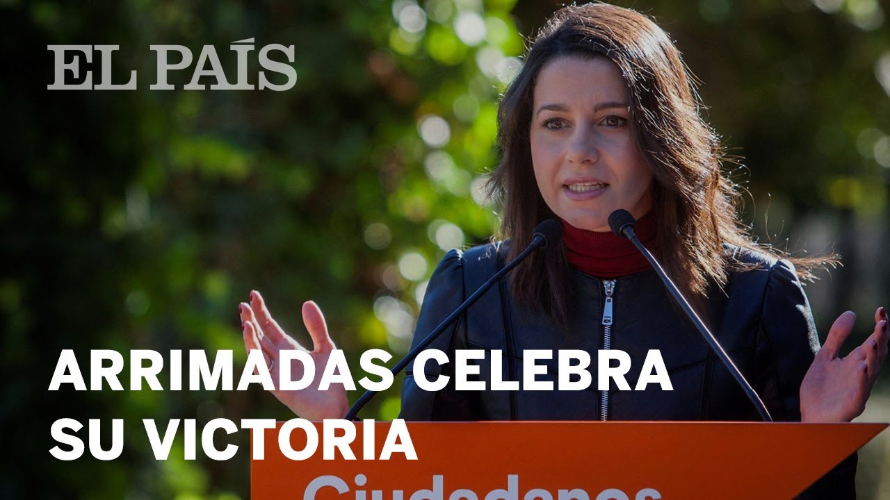 Arrimadas celebra su victoria en las elecciones catalanas| España