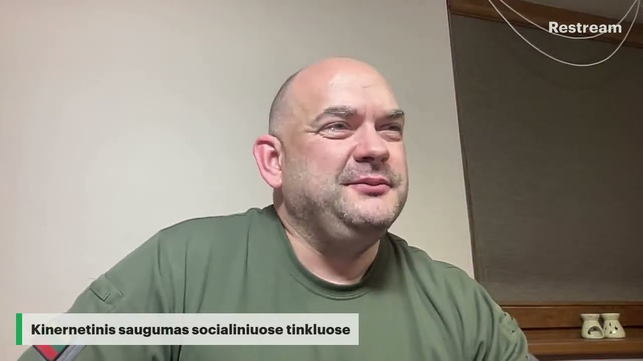 Marius Pareščius apie kibernetini saugumą. Kameras