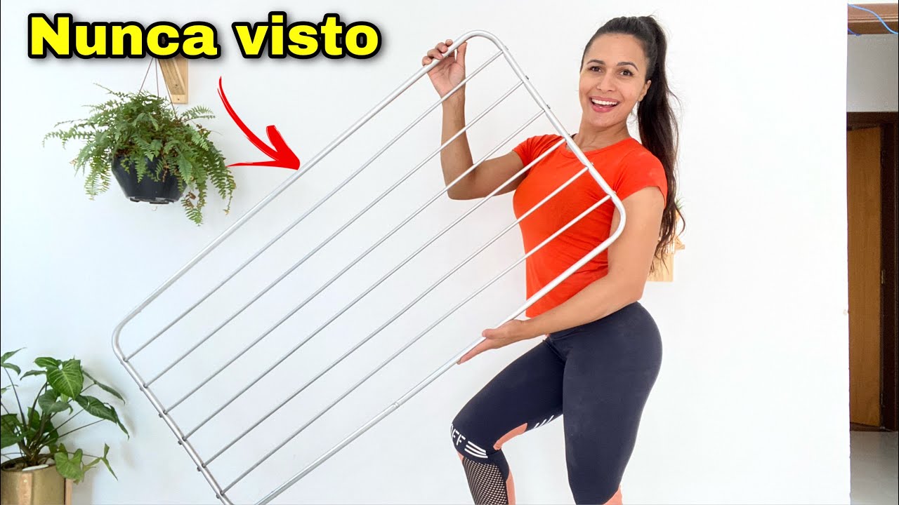 Um Varal que Vira Passadeira de roupa e Mesa de Jantar. Nunca visto no YouTube. DIY - 