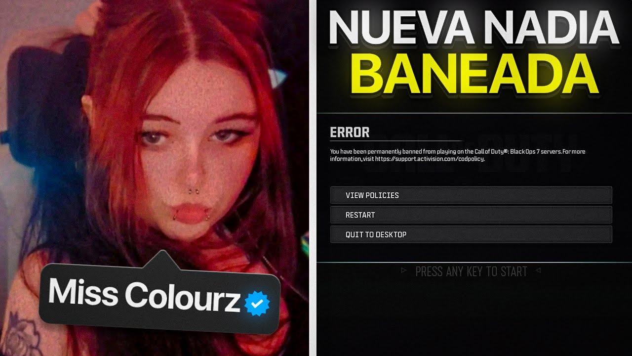 NUEVA NADIA CAZADA con TRAMPAS en CALL OF DUTY | MissColourz