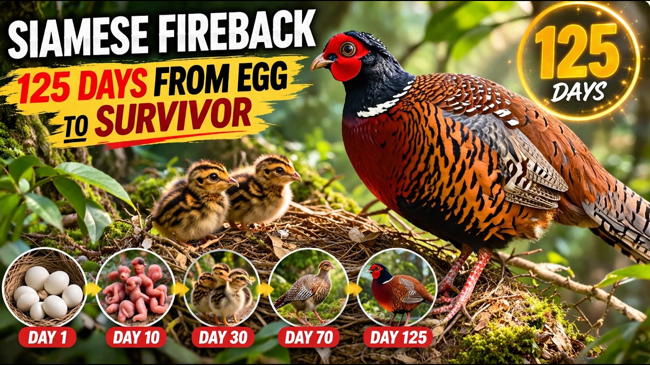 Siamese Fireback: 125 Days From Egg To Survivor