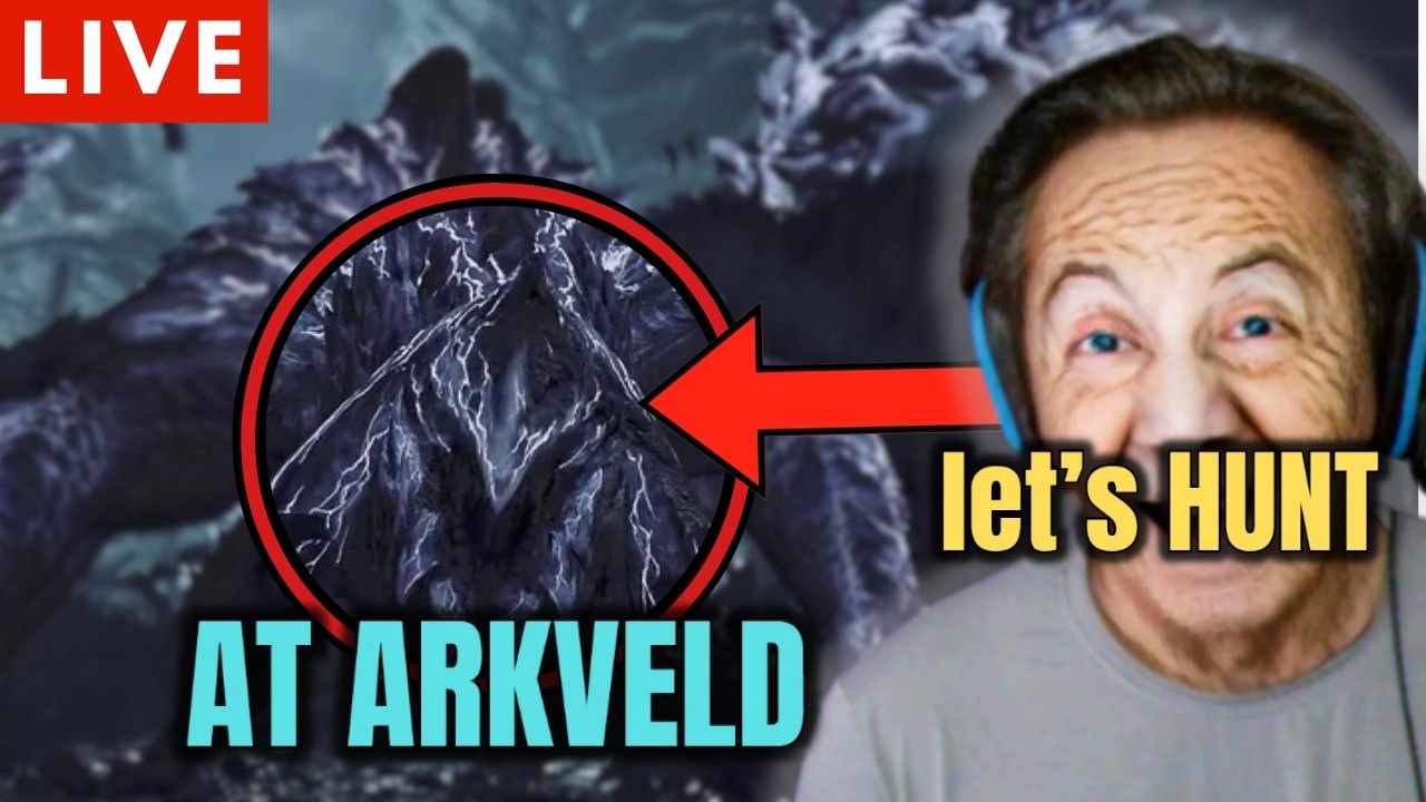 Let's go HUNTING some Arch Tempered Arkveld - Monster Hunter Wilds Live Stream Fails