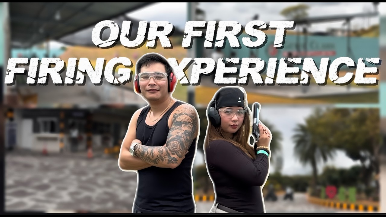 Our First Time at a Shooting Range | Level Up Date Experience!