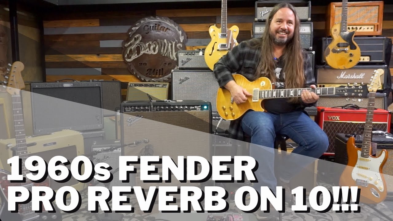 Mid 1960s Fender Pro Reverb on 10! | @Brown's Guitar Mill played by Paul Jackson of Blackberry Smoke