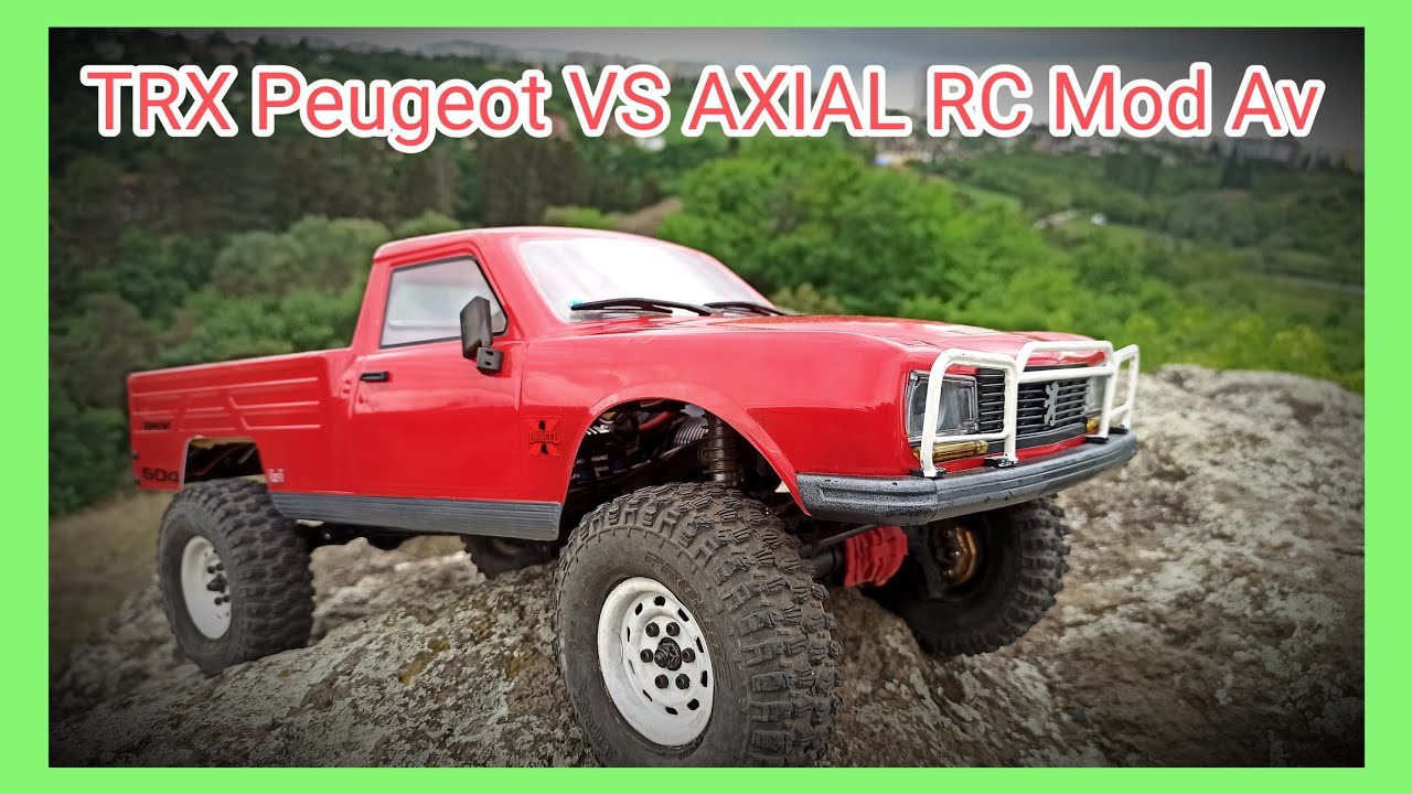 TRAXXAS TRX 4 sport Peugeot VS AXIAL SCX 10 ii RC Mod.Av ✋✋👍👍