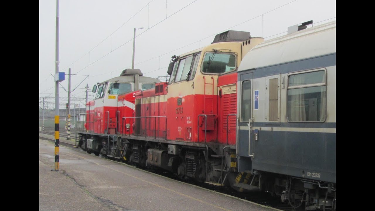 Finland: 2x VR Class Dv12 locomotives on passenger service H443 at Seinajoki & Vassa (Ostrobothnia)