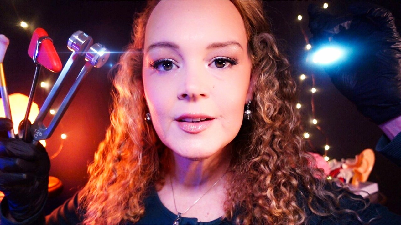 ASMR EYES CLOSED Cranial Nerve Examination 💤 Ear to Ear Triggers for Deep Sleep
