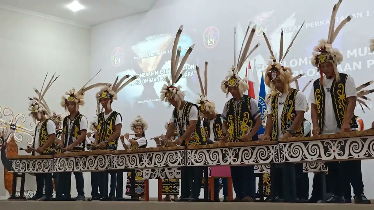 Musik Tradisional GKII Malinau Baru || Pekan Perkariauan 1 Se-Daerah Berau.