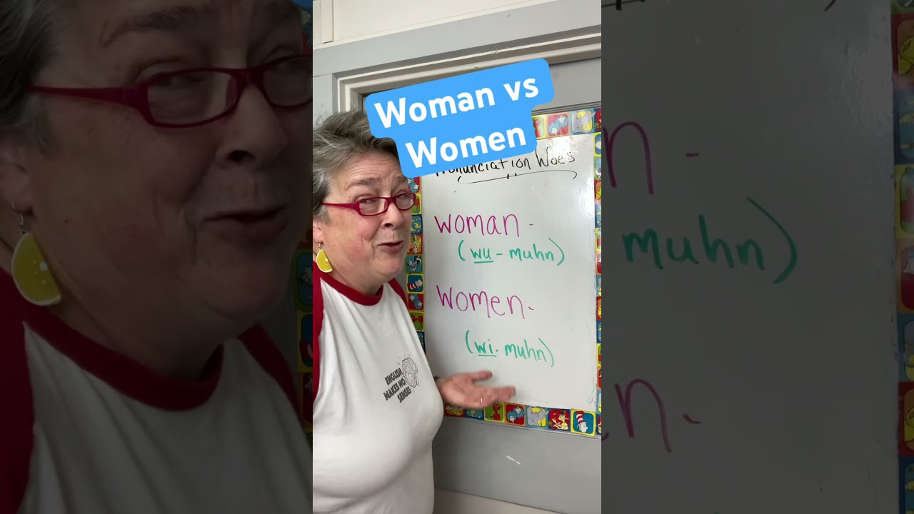 Woman vs Women Pronunciation #pronunciation #english#improveyourenglish#english #easyenglish