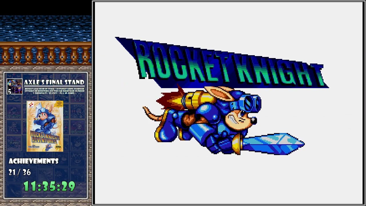 Rocket Knight Adventures | Retro Achievements | Day 5