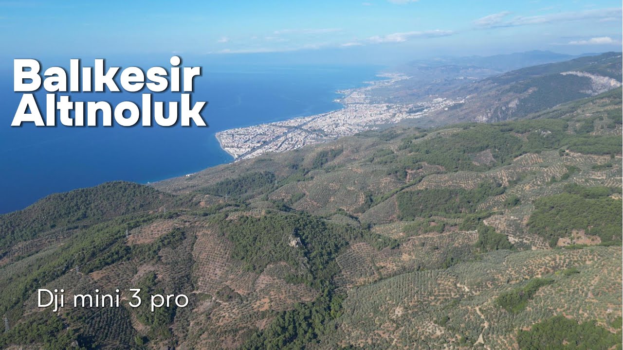 BALIKESİR ALTINOLUK AVCILAR KÖYÜ KUŞ BAKIŞI