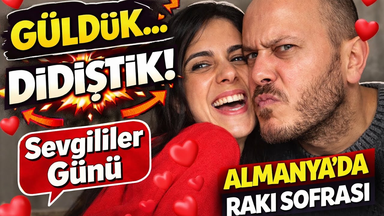 Sevgililer Günü Özel ❤️ Almanya’da Rakı Sofrası | Kah Güldük Kah Didiştik!
