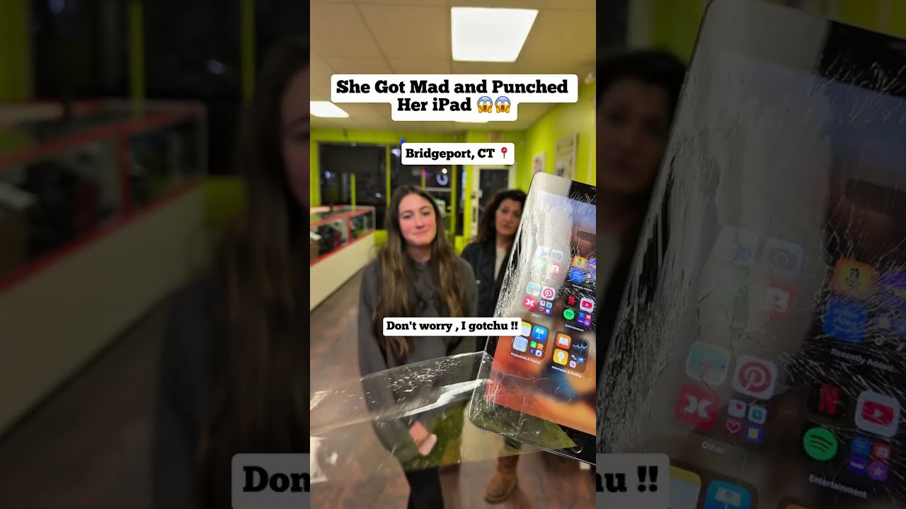 She Got Mad and PUNCHED Her iPad 😱