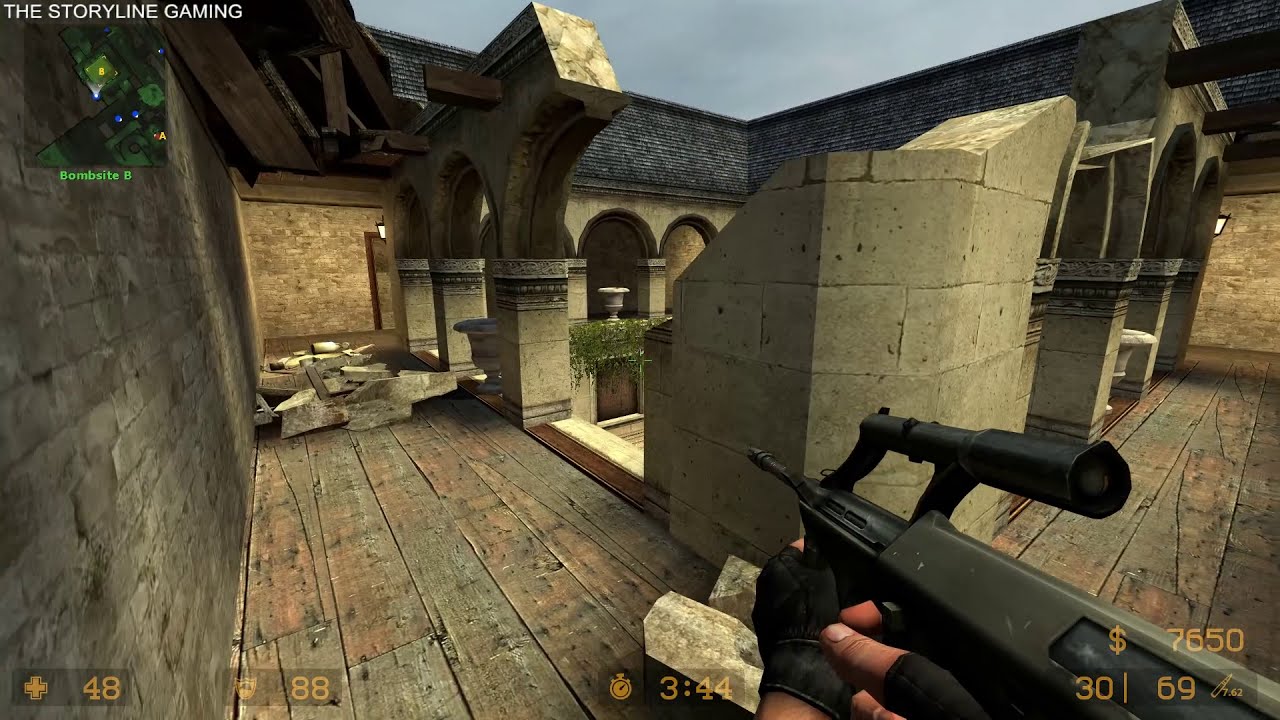 Counter Strike : Source - Chateau - Gameplay 