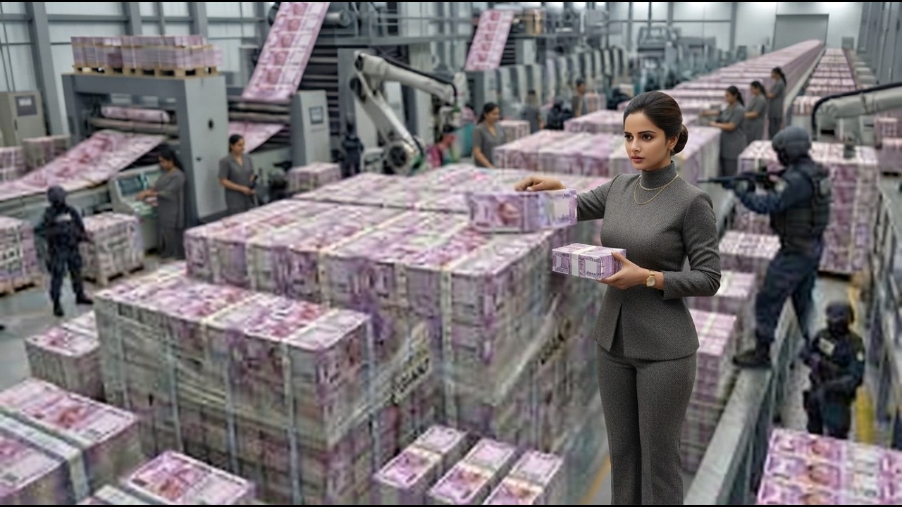 Inside the India Money Factory &ndash; Full Process How Million Dollar Rupee Notes Are Made | india