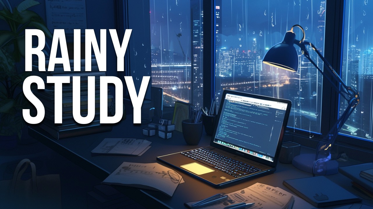 Rain Study Music (No Vocals) | 3 Hour Focus Session