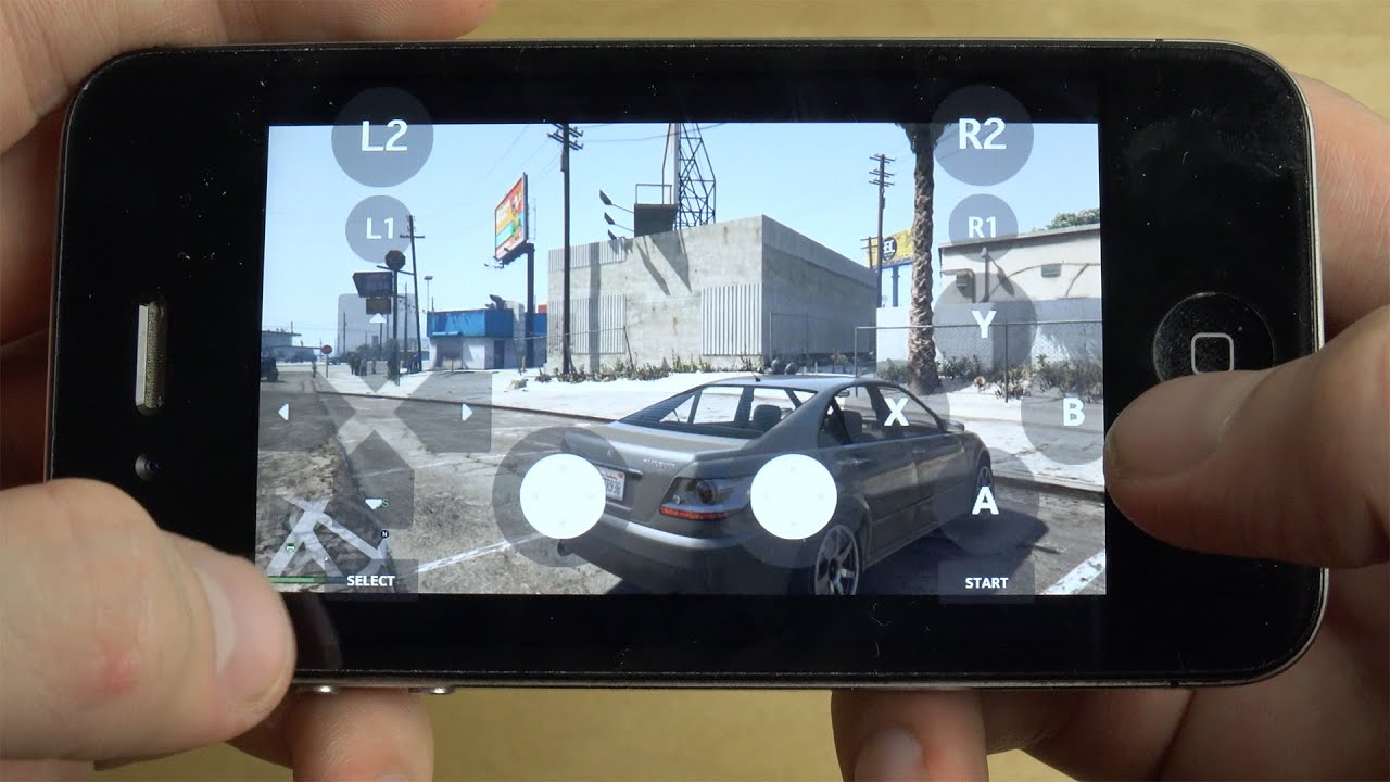 GTA 5 iPhone 4S NVIDIA GameStream Gameplay!