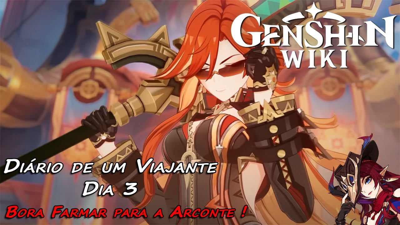 Diário de um Viajante - Dia 3 - Itens para upar Mavuika ! #genshinimpact