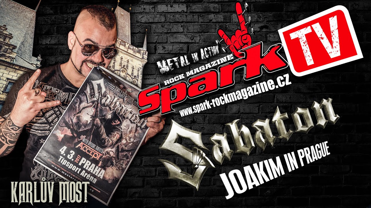 SPARK TV: SABATON - Joakim in Prague (Karlův most)