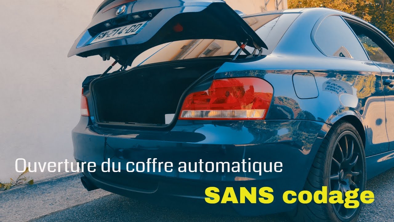Installer l'ouverture automatique du coffre SANS CODAGE sur E82 (valable sur E92 et F22)